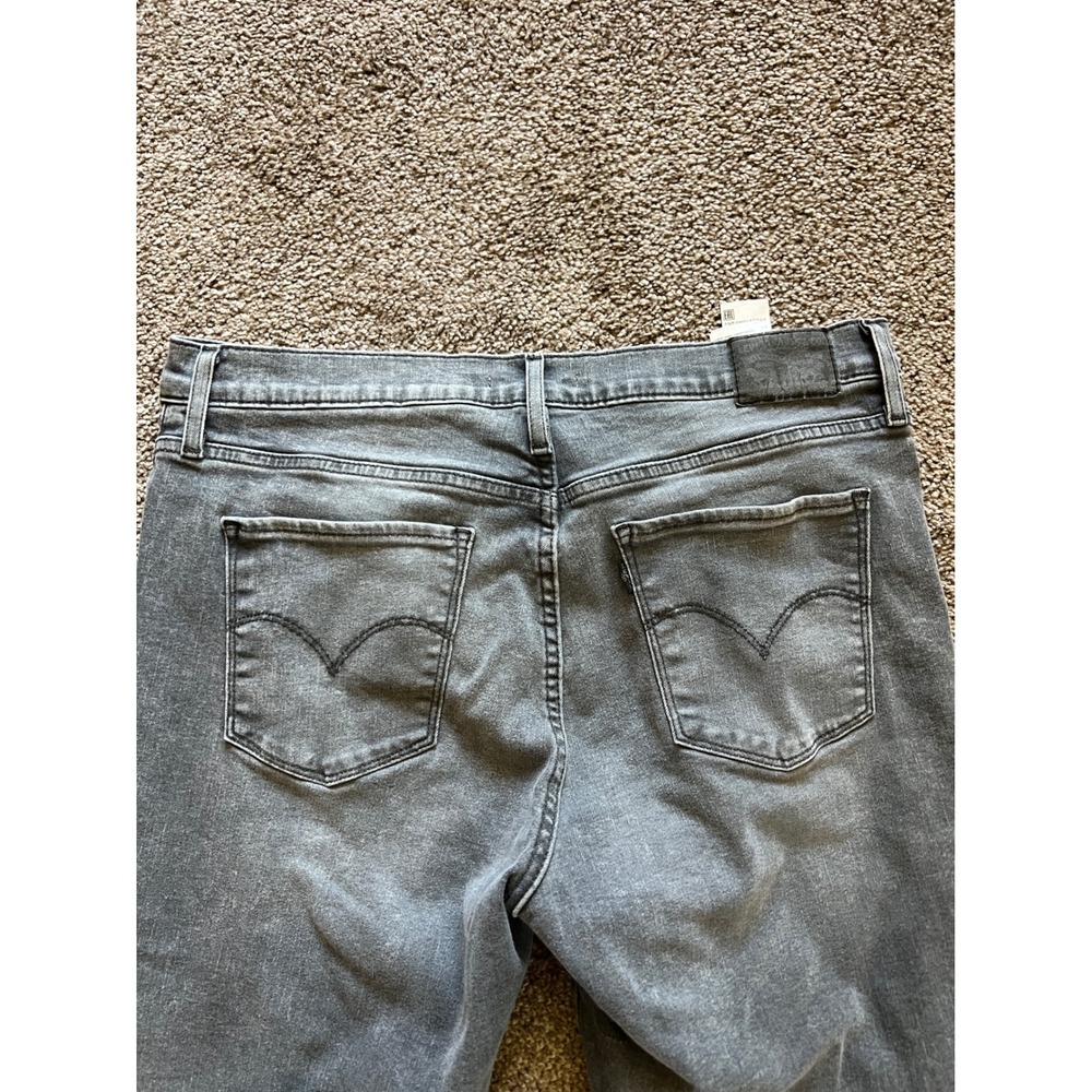 Levi's‎ 314 Shaping Straight Gray Wash Denim Jeans Casual Everyday Size 32 - Picture 8 of 10